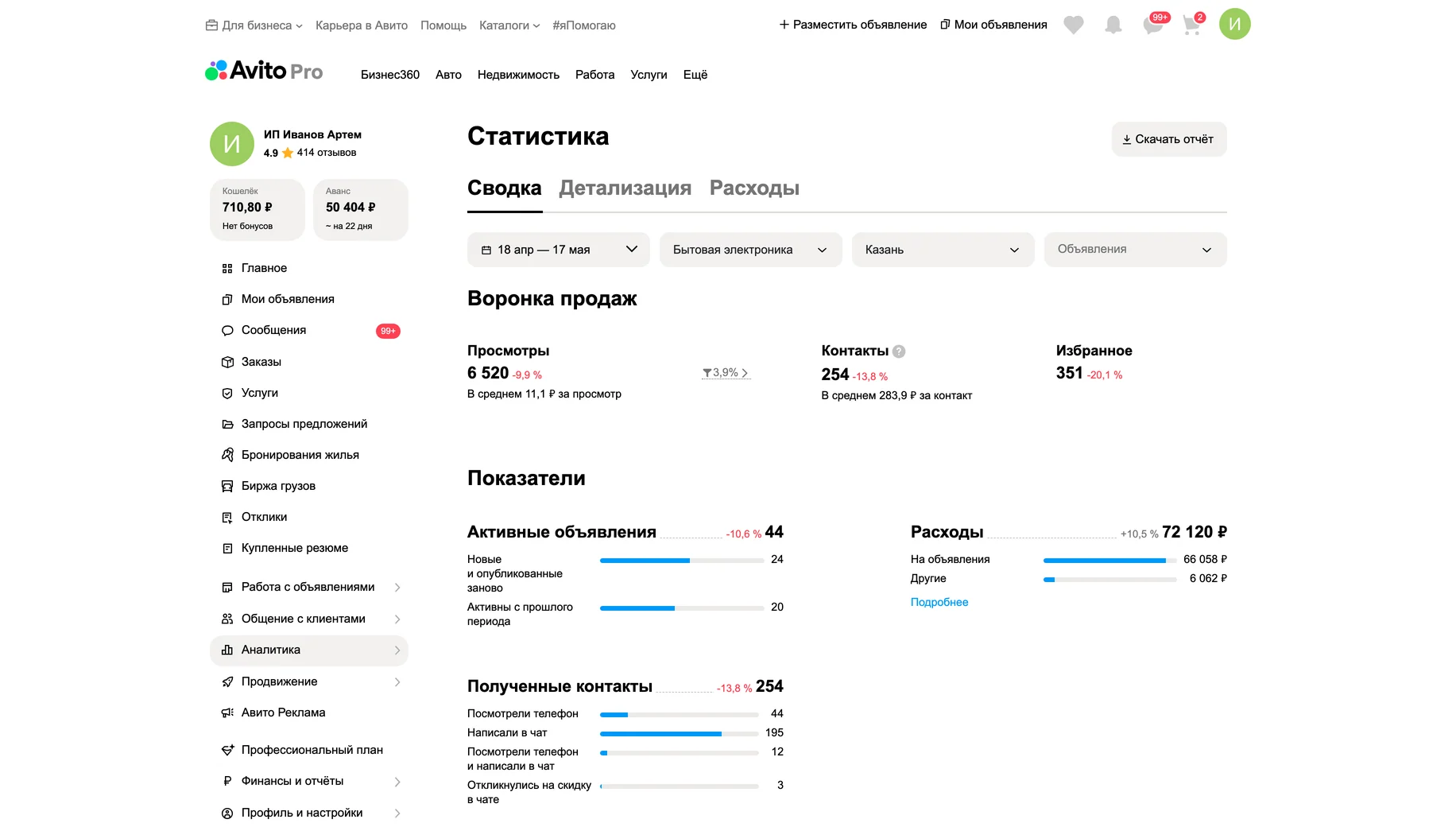 Статистика до работ