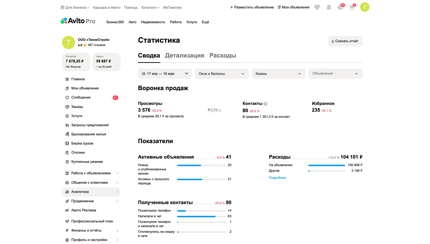 Статистика до работ